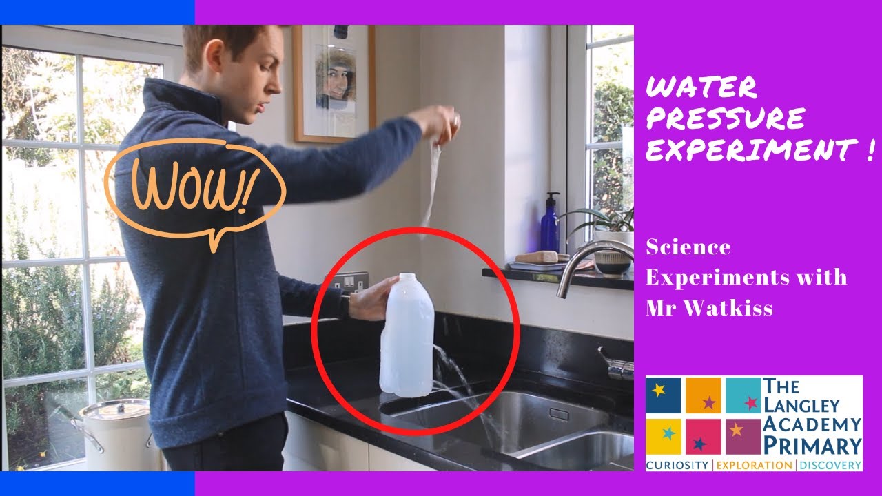 Science With Mr Watkiss Water Pressure Experiment YouTube