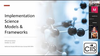 Implementation Science Education Series Seminar 2: Models and Frameworks