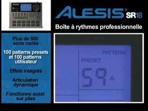 Boite à Rythmes Alesis SR-18 (La Boite Noire)