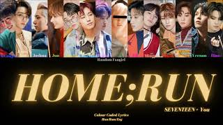 SEVENTEEN (세븐틴) - HOME;RUN (14 Members) [Colour Coded Lyrics Han/Rom/Eng]