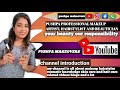 my channel introduction|| my 1st video