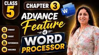 Computer class 5 chapter 3 complete chapter explanation #icse #cbse#computer #word #processor 