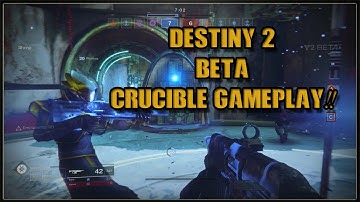 Destiny 2 Beta - Control on Endless Vale Map - Crucible Match "Gameplay"