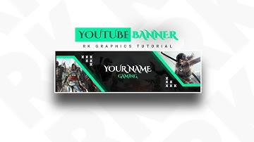 How to make gaming youtube banner on android | Free youtube banner download | Rk motion graphics