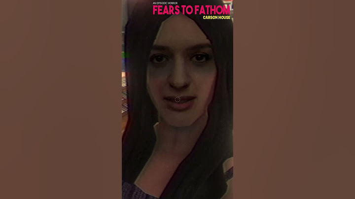 Cara in front of the store - Fears to Fathom: Carson House