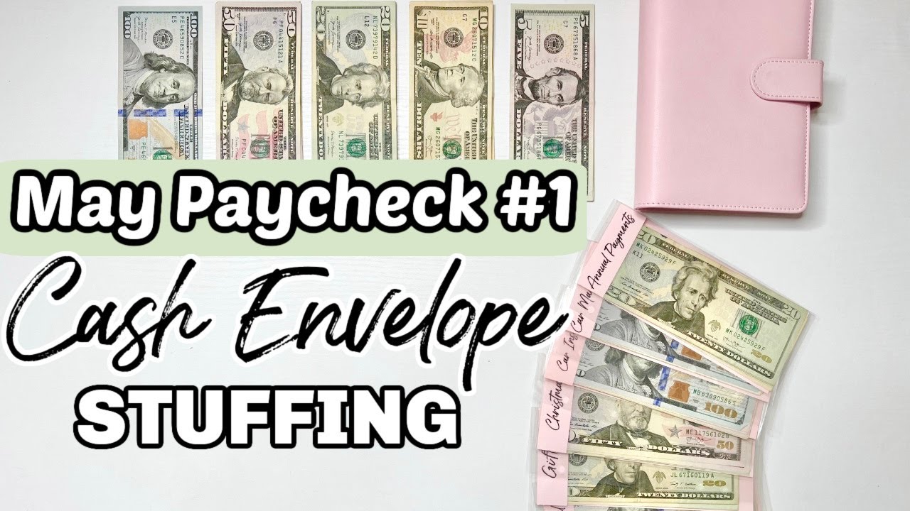 НАПОЛНЕНИЕ КОНВЕРТА НАЛИЧНЫМИ | Бюджет на май 2022 года | Зарплата №1 | Составление бюджета вмест...