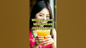 Wedang jahe meredakan peradangan #feedshorts #shorts