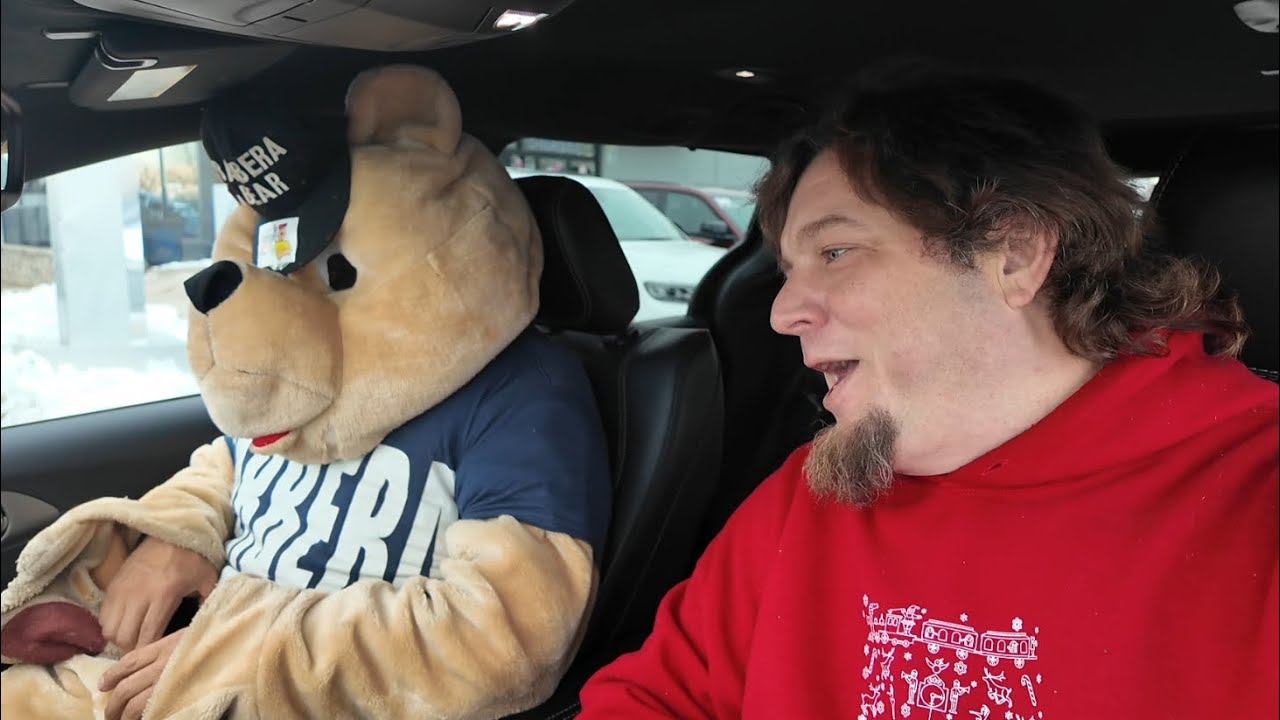 I’M DRIVING TO CALIFORNIA WITH A MASCOT 