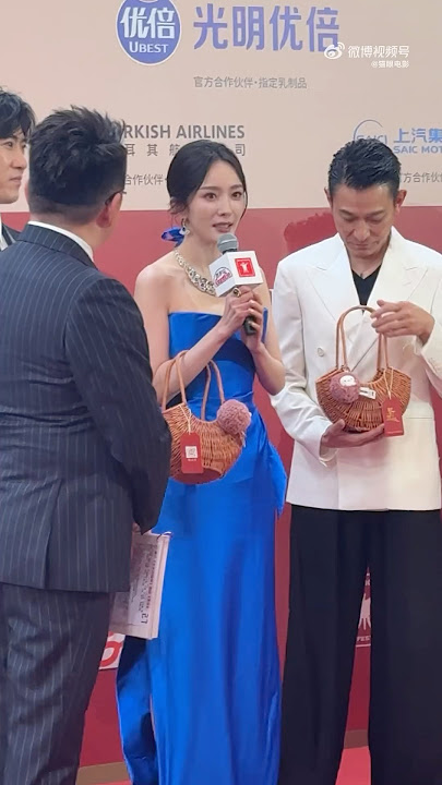 Yang Mi & Andy Lau at 27th Shanghai International Film Festival for “The Litchi Road”