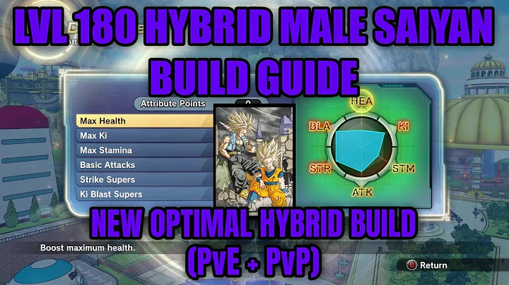 The STRONGEST Lvl.180 Hybrid Male Saiyan Build | Dragon Ball Xenoverse 2