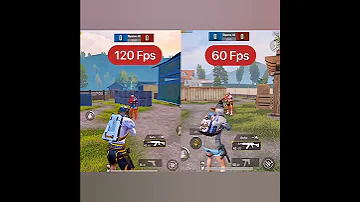 60 FPS Vs 120 FPS Compare In Pubg Mobile #shorts #pubg