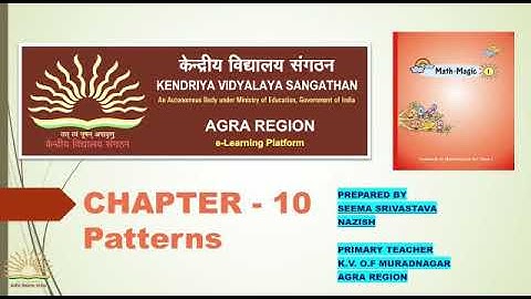Pattern Chapter 10 Class 1 Maths