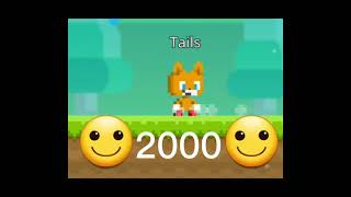 a evolução Tails Boku boku