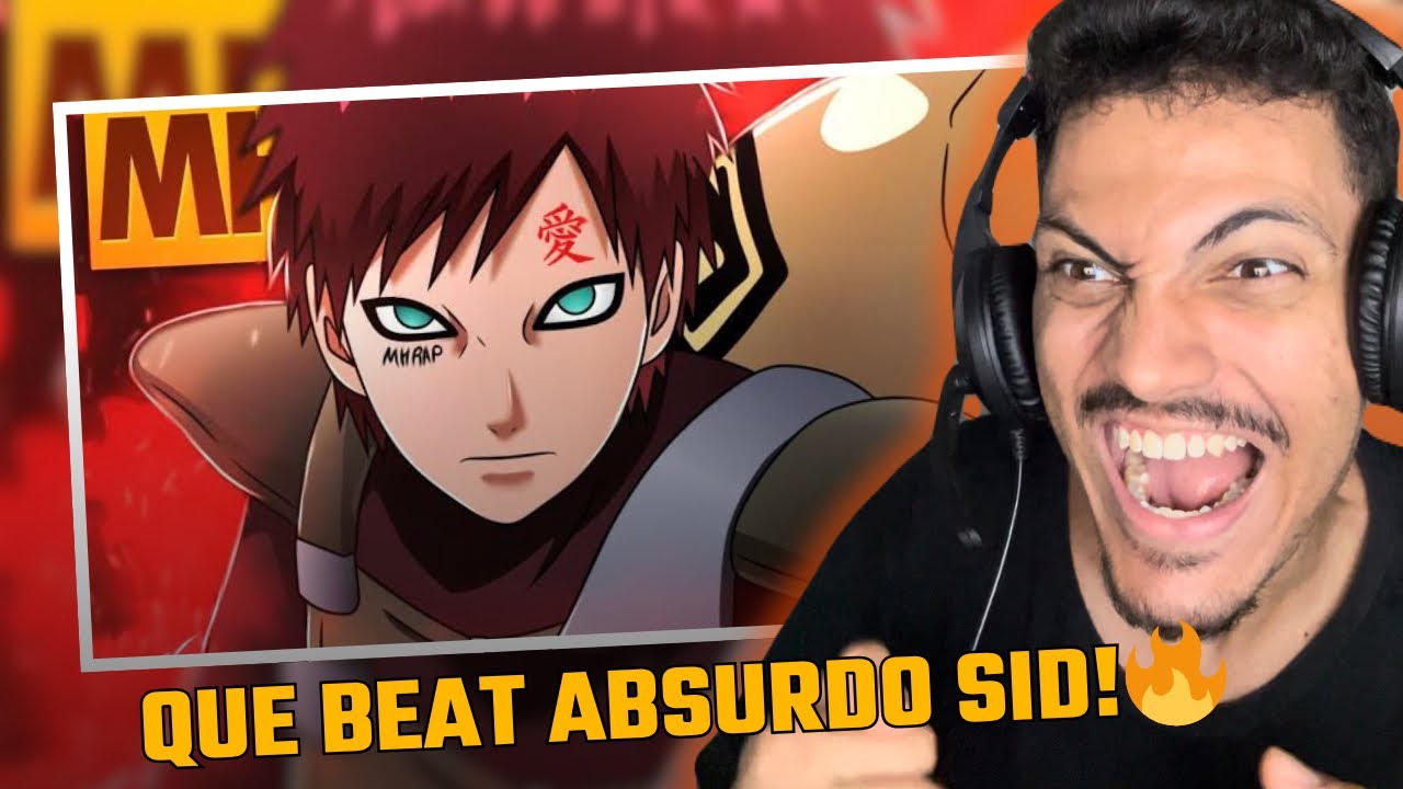 (SID BATE O BEAT PRO MH!) DÃOSUJO REAGE: Vibe Gaara ⌛️ (Naruto) | Prod. Sidney Scaccio | MHRAP