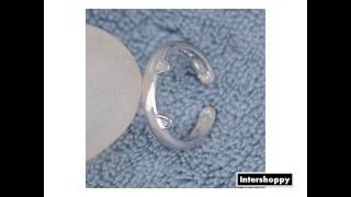 Ring Silver Plated Cute Cat Ear