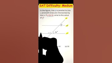 Parallel Lines  #maths #mathematics #sat #satmathprep #geometry #exam #satmath #education #act