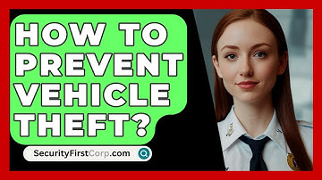 How To Prevent Vehicle Theft? - SecurityFirstCorp.com
