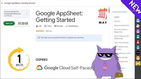Google AppSheet: Getting Started | #2025 | #GSP883  |#qwiklabs |Solution