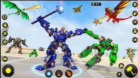 Drone Robot Car Game 3d