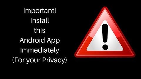 OS Monitor | Install this android app immediately | Monitor Android Apps tracking your data