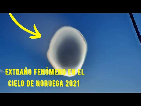 ?Videos Cortos #67 Extraño Fenómeno en el Cielo en Noruega 2021 ¿Portal Dimensional?