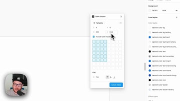 Table Creator - 1. Creating and customising tables