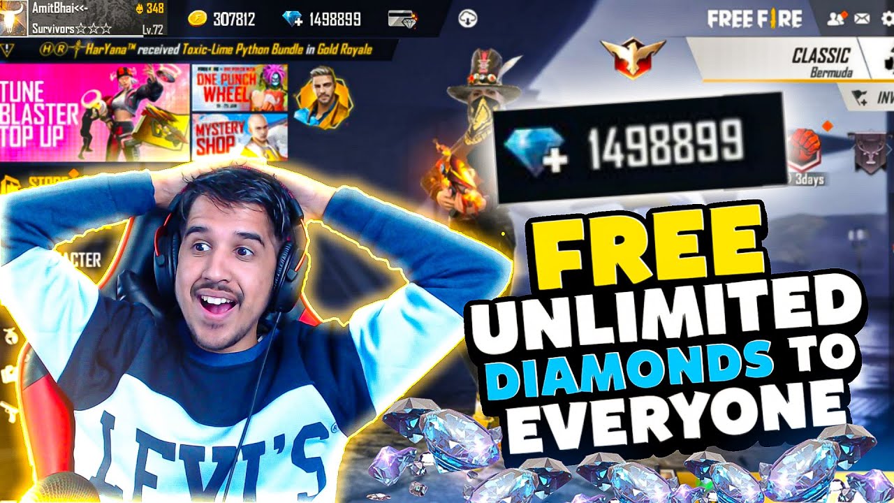 How to get diamonds in Garena Free Fire