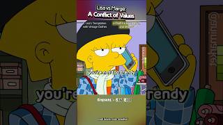 Lisa vs Marge: A Conflict of Values #simpsons