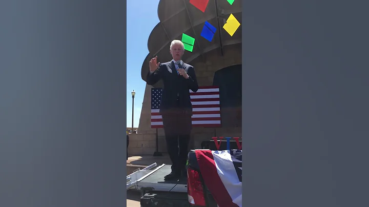President Bill Clinton speaking in Boyle Heights