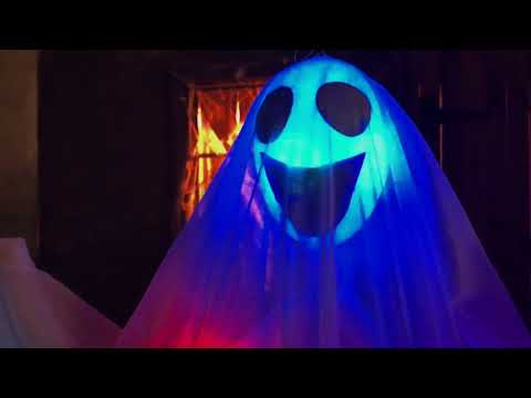 Color Changing Floating Ghosts Outdoor Halloween Decoration-Set of 3 - Improvements Catalog