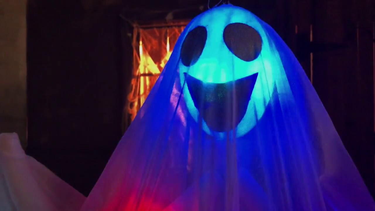 color changing floating ghosts outdoor halloween decoration set of 3 improvements catalog