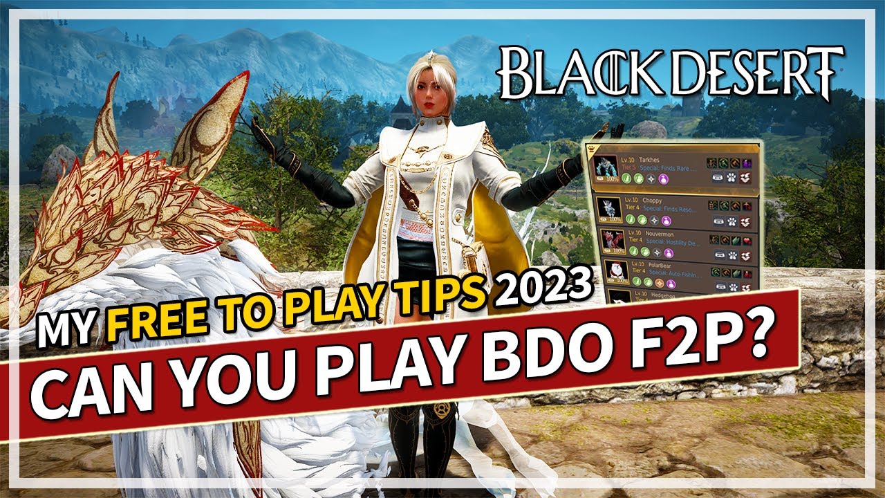 Can You Play BDO Free To Play In 2023 F2P Tips Black Desert YouTube 