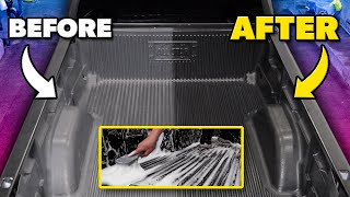 How To Clean & Restore A Truck Bed Liner From Dull to Black