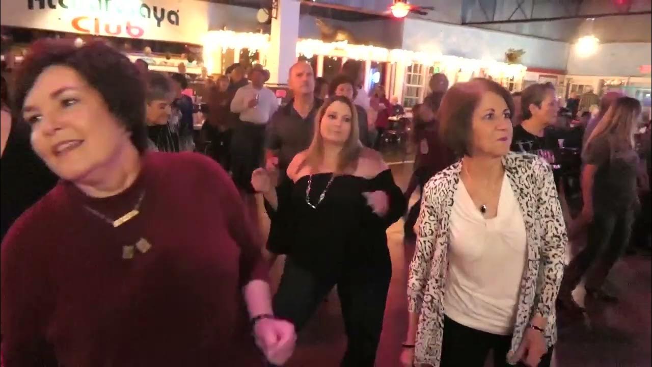 Line Dancing to Louisiana Red at Pat’s Atchafalaya Club ob02/19/22