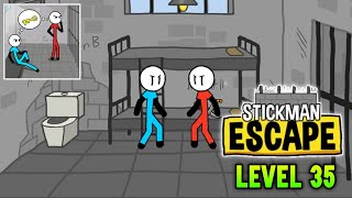 Stickman Escape: Prison Break - Level 35 screenshot 5