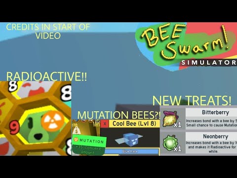 Bee Swarm Simulator Leaks Part 2 Mutation Bees Radioactive Bees