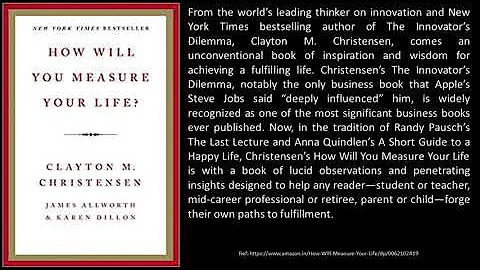 How Will You Measure Your Life? by Clayton M. Christensen, James Allworth and Karen Dillon