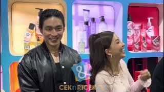 MOMENT SARWENDAH TERSENYUM BAHAGIA, KERJA DI TEMANI OLEH SANG PACAR