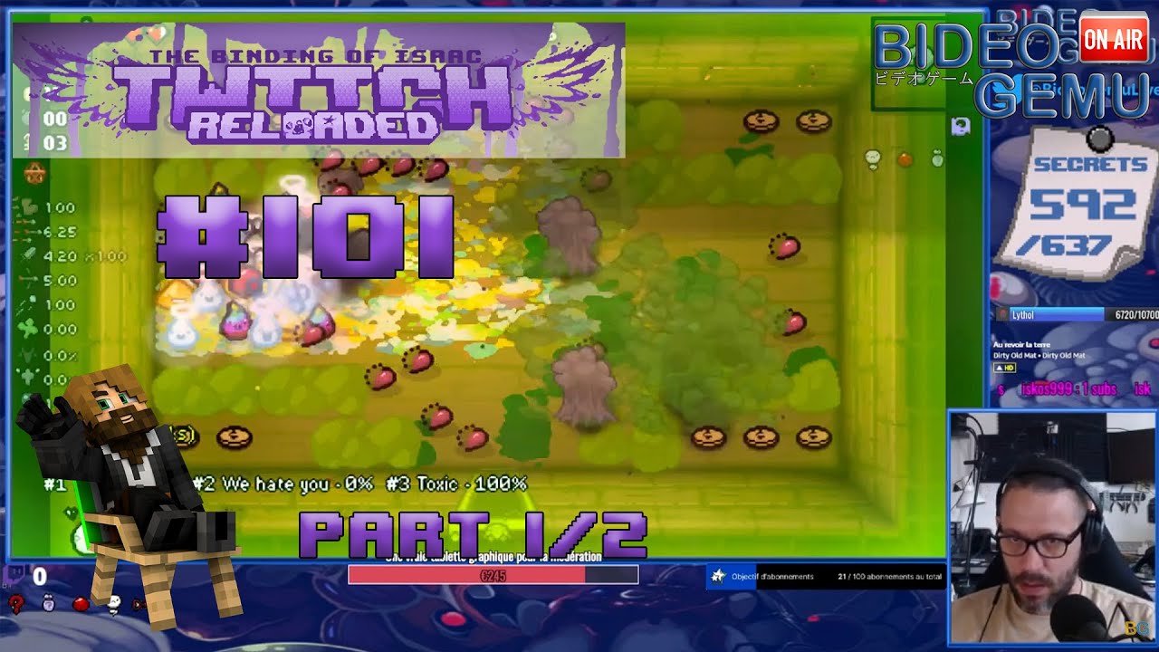 Isaac On Twitch Reloaded #101 [Rediff 01/07/2023] [1/2] - YouTube