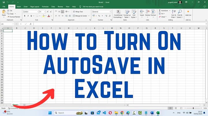 How to Turn On AutoSave in Excel