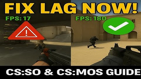 How To Fix Lag On CSSO & CSMOS • Eazy Tutorial