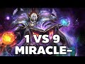 1 VS 9 Miracle- Invoker