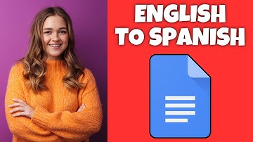 How To Translate A Document From English To Spanish In Google Docs | Google Docs Tutorial