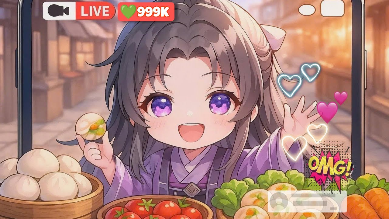 เด็กหญิงไลฟ์สดขายของข้างถนน กลายเป็นที่โด่งดังทั่วโซเชียลอย่างไม่คาดคิด|การ์ตูนจีน