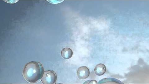 3d bubbles with particle flow - 3ds max