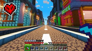ผมสร้างเมืองที่ทำมาจากแร่ใน Minecraft Hardcore