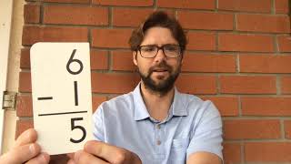Math Flash Card (Subtraction with Numbers 0-12)