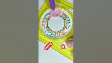 Spirograph Art #shorts #spirograph #art #asmr