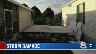 Strong storm topples trees, destroys roofs in Pasco