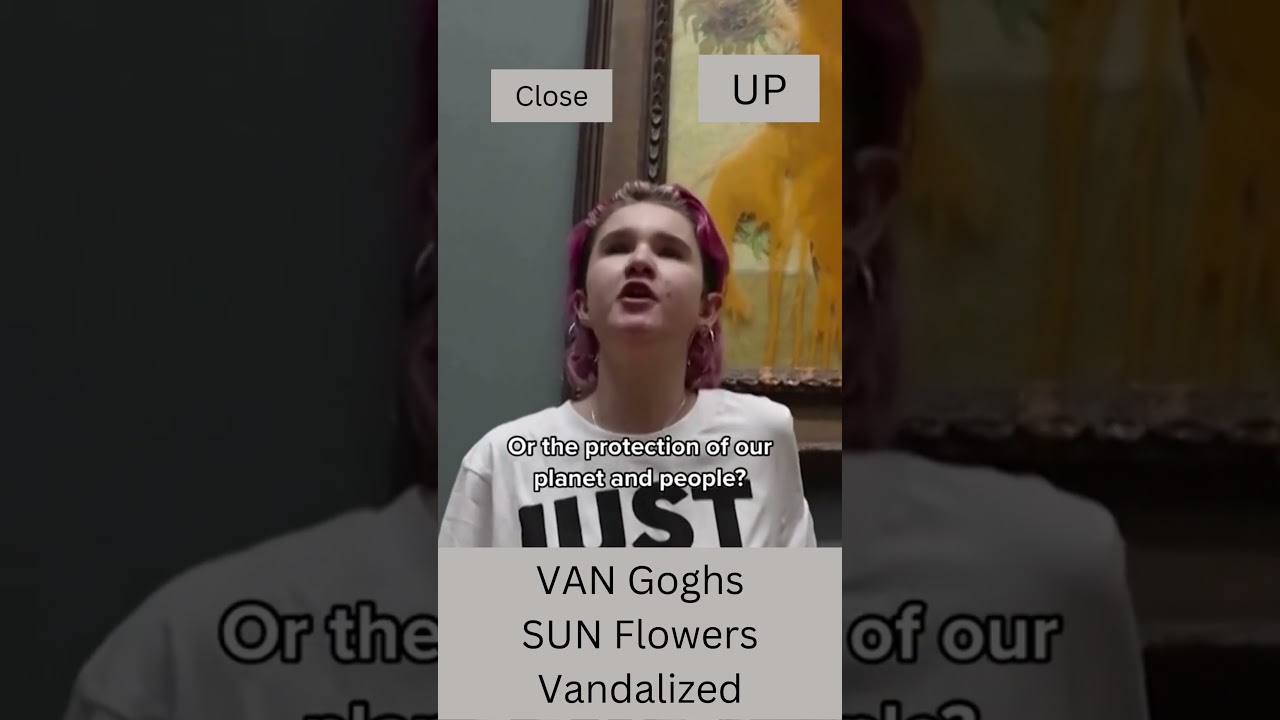 Vincent Van Goghs Sunflower Destroyed Vandalized Comments ??